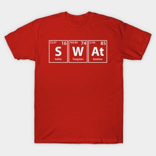 Swat (S-W-At) Periodic Elements Spelling T-Shirt